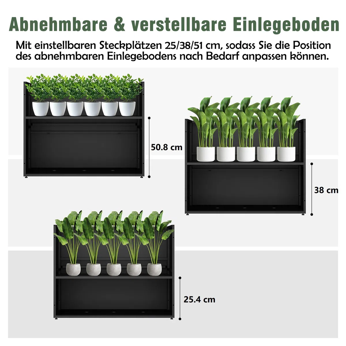 2er Set Hochbeet Metall für Balkon Garten Terrasse – Rechteckiger Pflanzkübel XXL Lang & Schmal, Wetterfester Blumenkasten für Outdoor