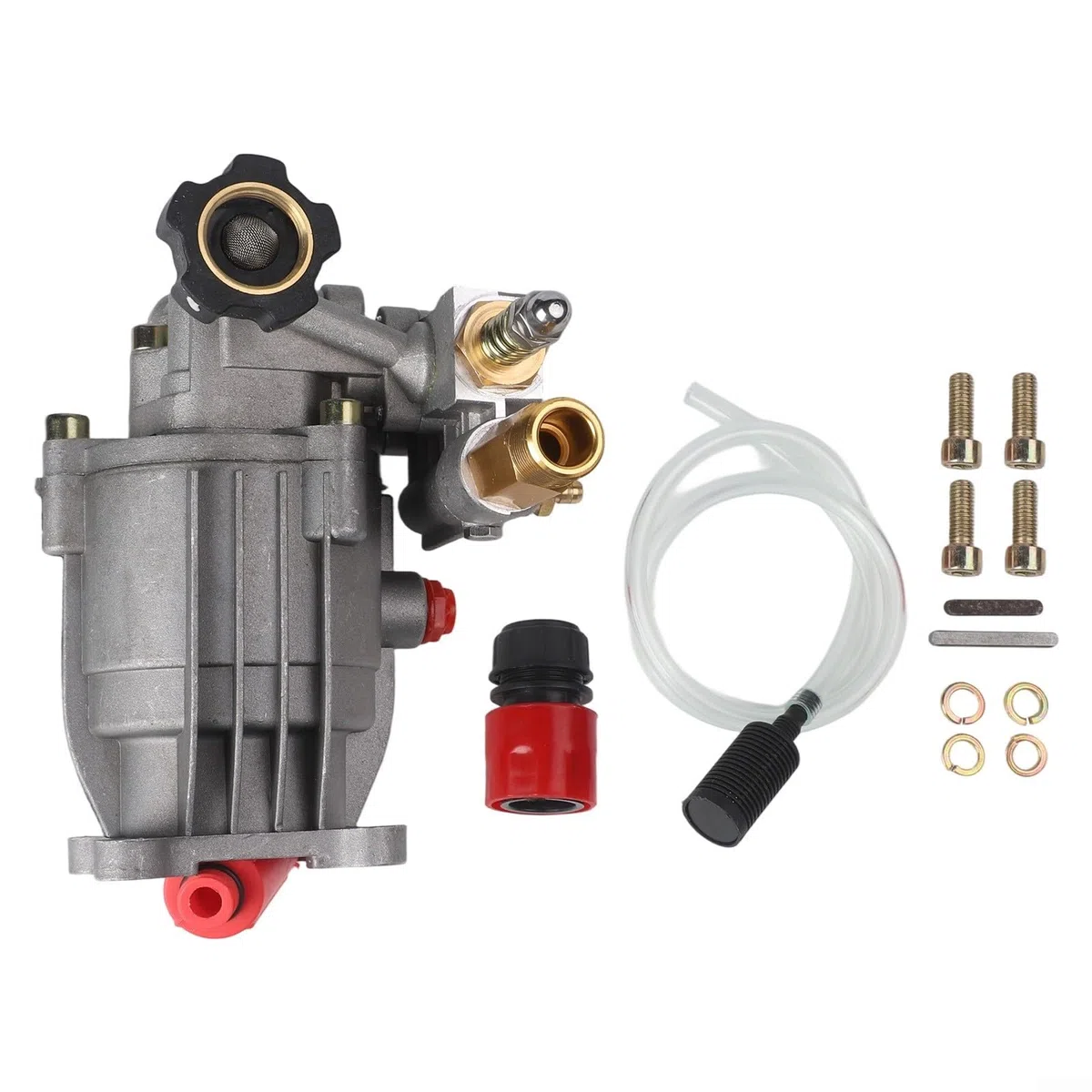 Professionelle Hochdruckreiniger-Pumpe, 3.400 PSI, 2,5 GPM, mit doppeltem Dichtungssystem, horizontaler Schaft für Haushaltsgeräte