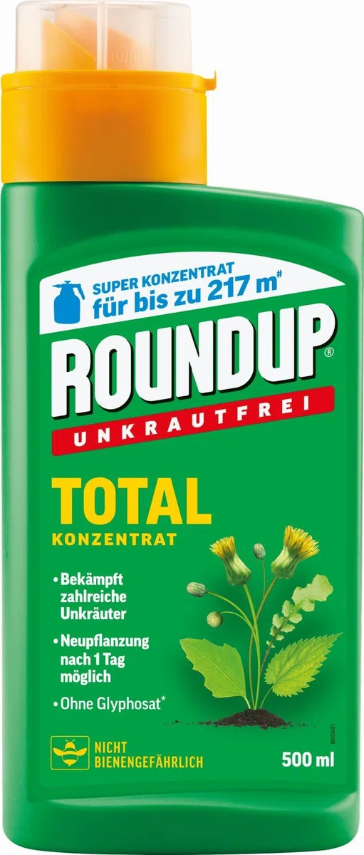 2 X 500ml Roundup®Unkrautfrei Total Konzentrat