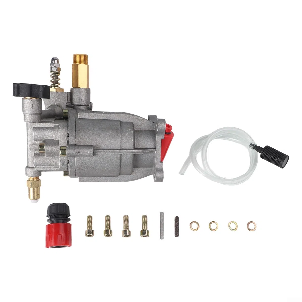 Professionelle Hochdruckreiniger-Pumpe, 3.400 PSI, 2,5 GPM, mit doppeltem Dichtungssystem, horizontaler Schaft für Haushaltsgeräte