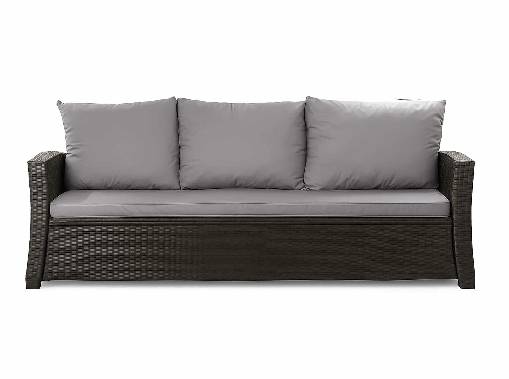Bankauflage - Outdoor sitzkissen für Gartenbank für polyrattan- Polster Auflage Outdoor - Bankpolster Auflage für Hollywoodschaukel Rattan Sitzbank (Hellgrau, 140x60x50cm)