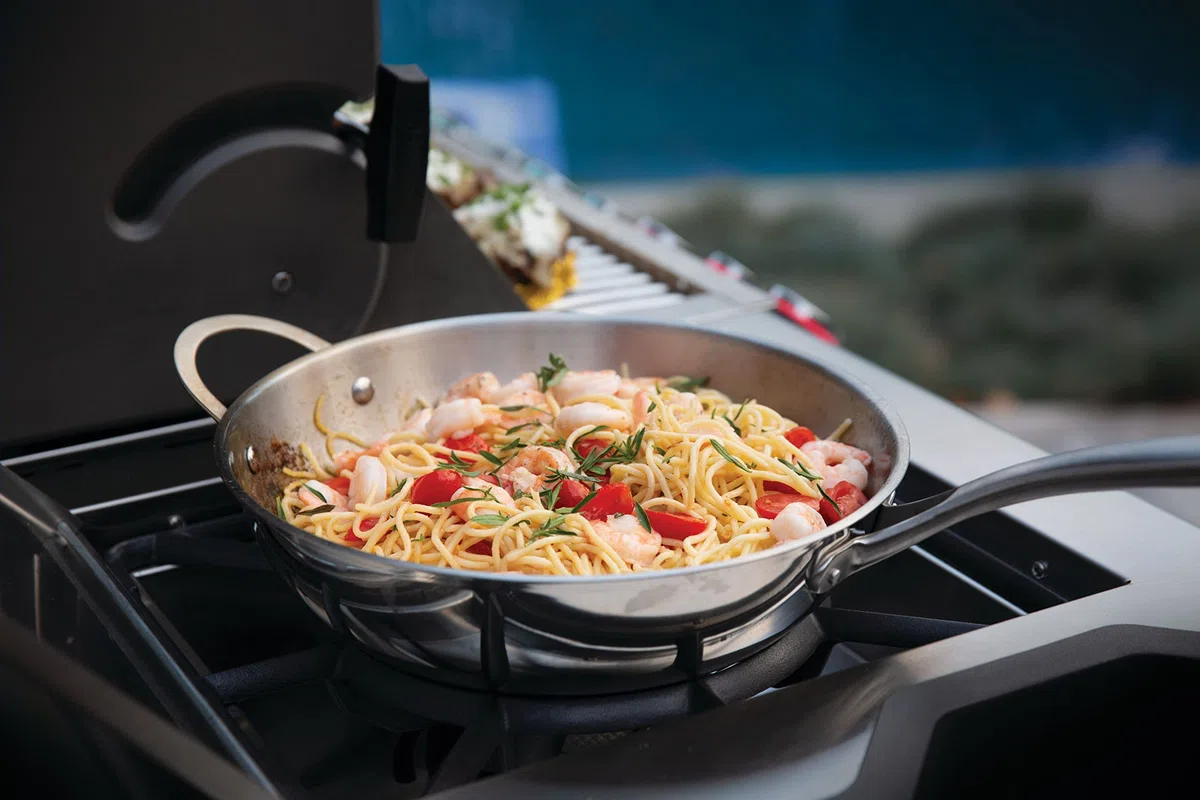 Napoleon 12" Wok aus Edelstahl