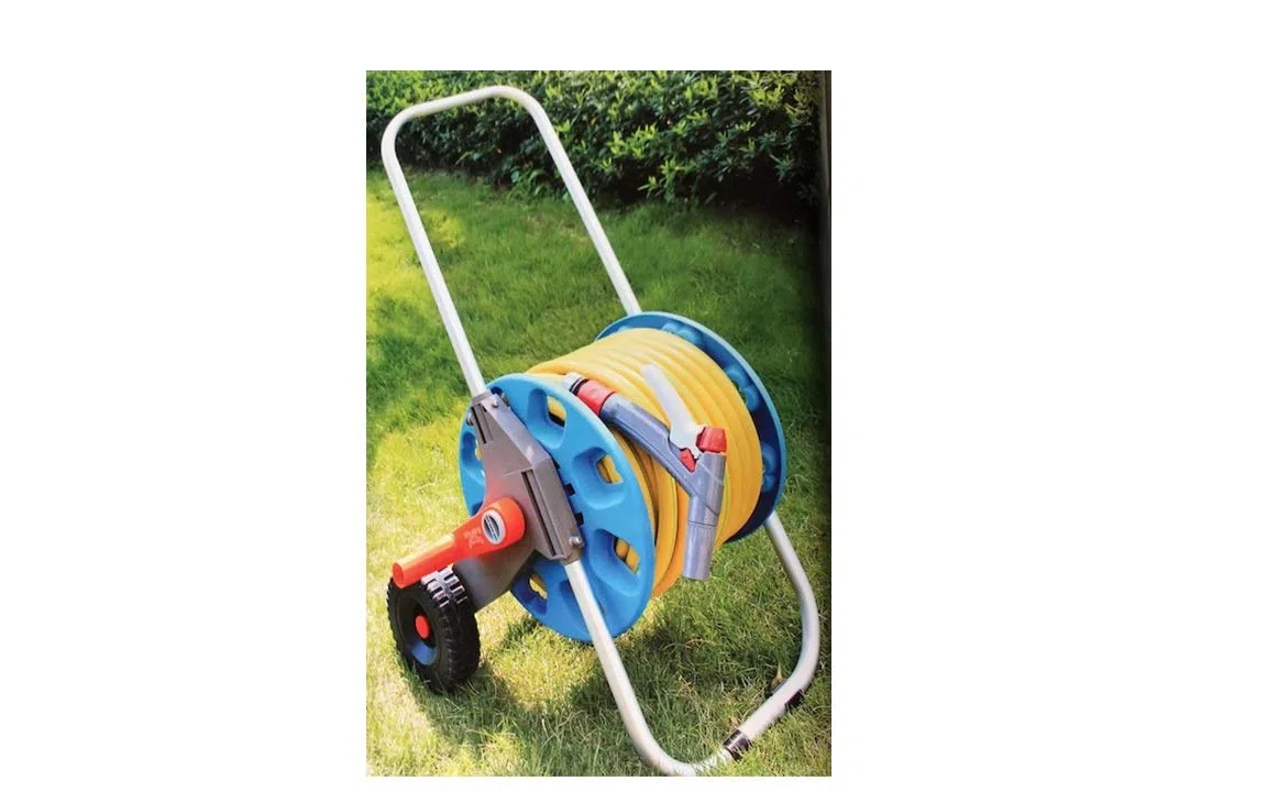 Schlauchwagen mit 30m Gartenschlauch – Eagle Garden – Systemteilen und Spritze
