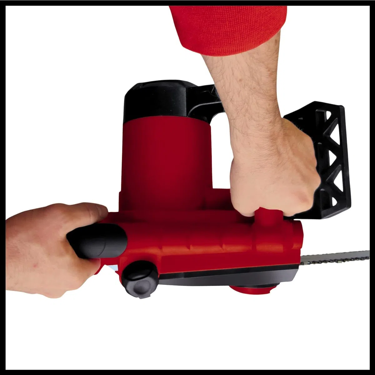 Einhell Elektro Kettensäge GE-EC2240 (2200 Watt, 375 mm Schnittlänge, Oregon Kette und Qualitätsschwert, Softstart, Rückschlagschutz und Kettenfangbolzen)