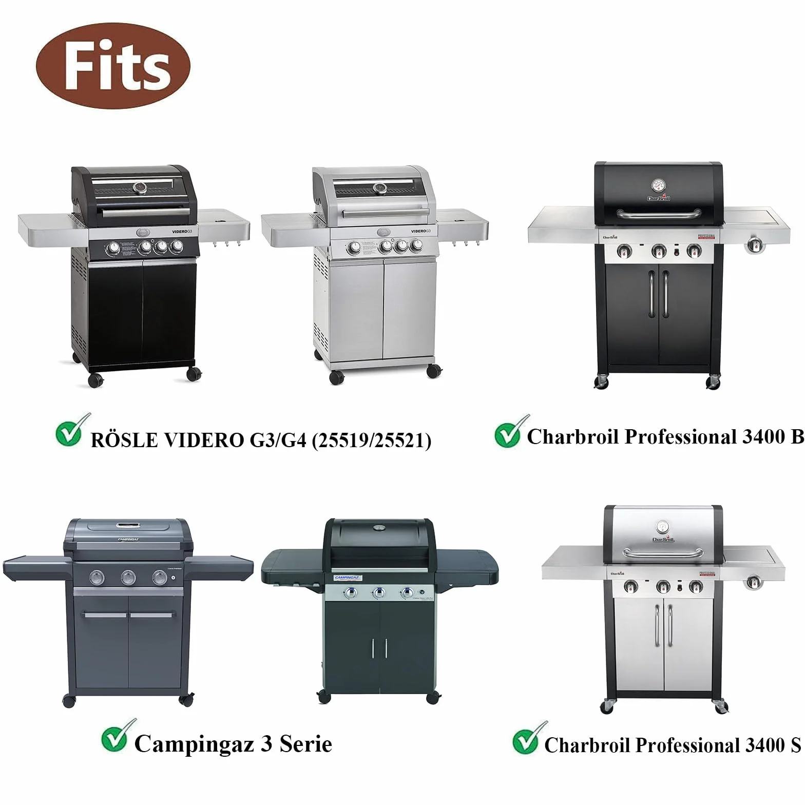 GFTIME 7638 44,5 cm Grillplatte für Weber Spirit I II E310 E320 E330 S310 S320 S330 Gasgrills, Gusseisen-Grillplatten Ersatzteile für Weber Spirit 300 Series, 1 Stück