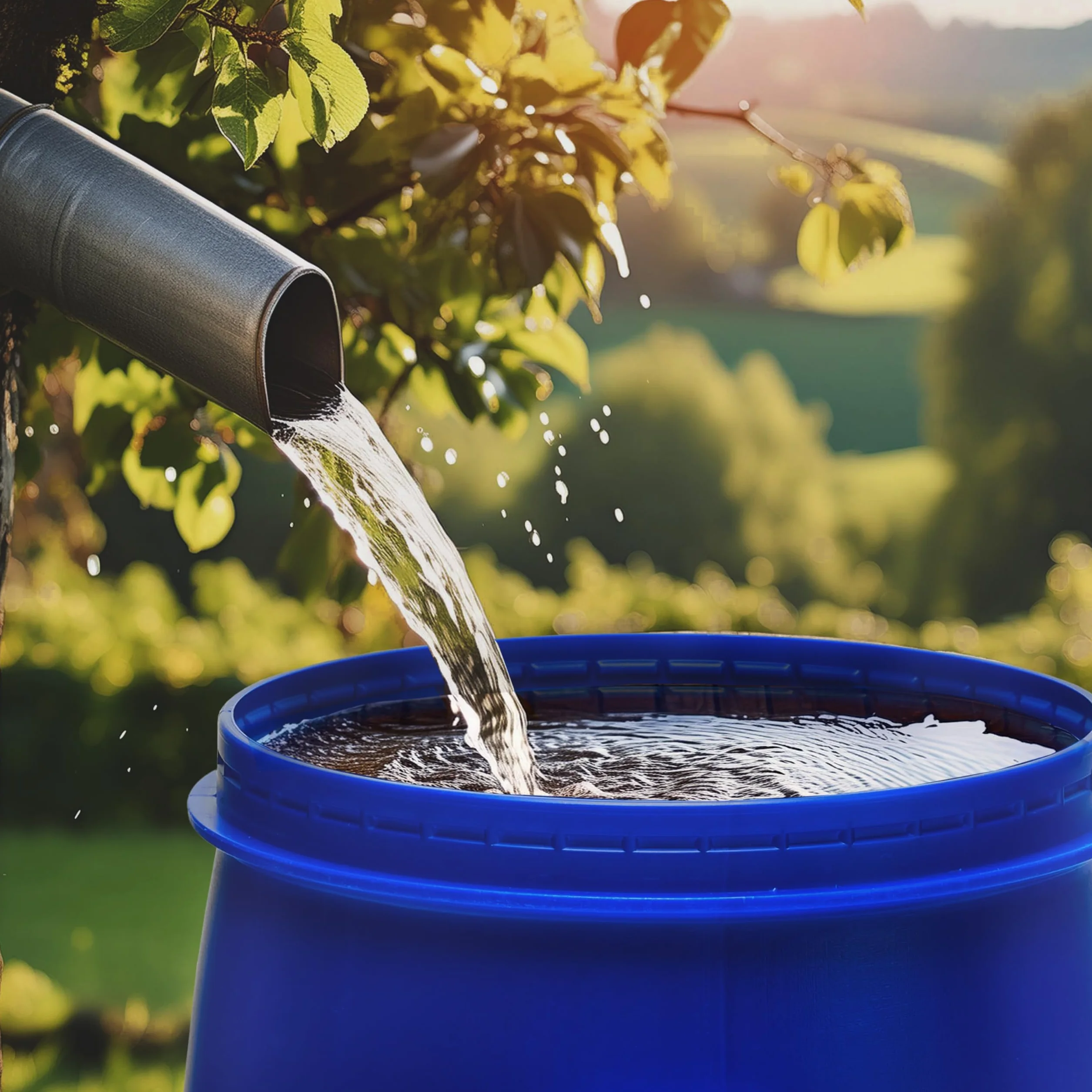 Garronda 220 Liter Regentonne mit Deckel mit Hahn Weithalsfass aus HDPE Regenfass für Garten Fass Regenwassertonne Futtertonne Wasserbehälter Universalfass Wasserfass Wassertank GD-0091 Weiß