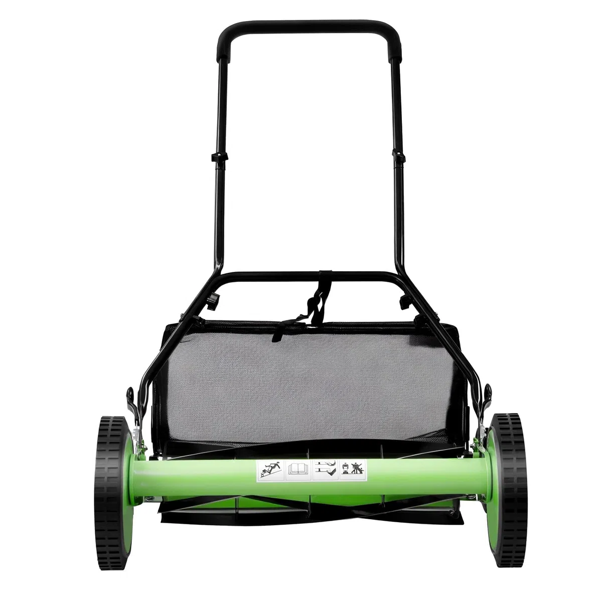 SpindelmäHer SchubspindelrasenmäHer Mit Grasfangkorb Power Push Garten Rasenmäher Hand Fangkorb Schnittbreite 41cm Höhenverstellbar Benzinbetrieben Manuell