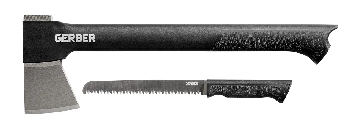 Gerber Camping- und Outdoor-Axt mit Säge, Gator Combo II, 22-41420