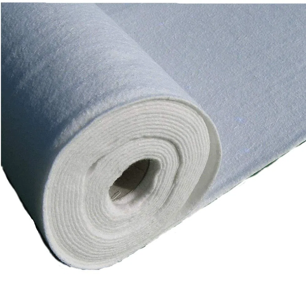 40 m² PET Teichvlies Schutzvlies Folienschutz Weiß Premium Reißfest Profi Qualität 300g/m² Vlies Teich 2 m Breite x 20 m