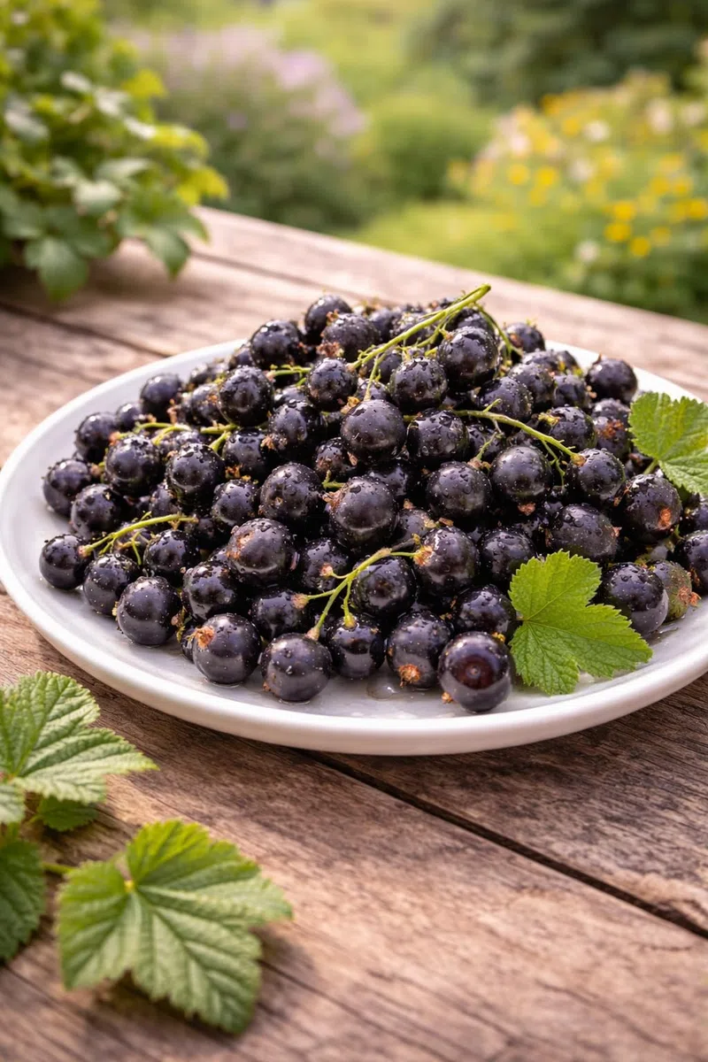 Schwarze Johannisbeere Ben Nevis 50–60 cm – Ribes nigrum, großfrüchtig, winterhart & ertragreich, aromatische Vitamin-C-Beeren, ideal für Garten & Kübel