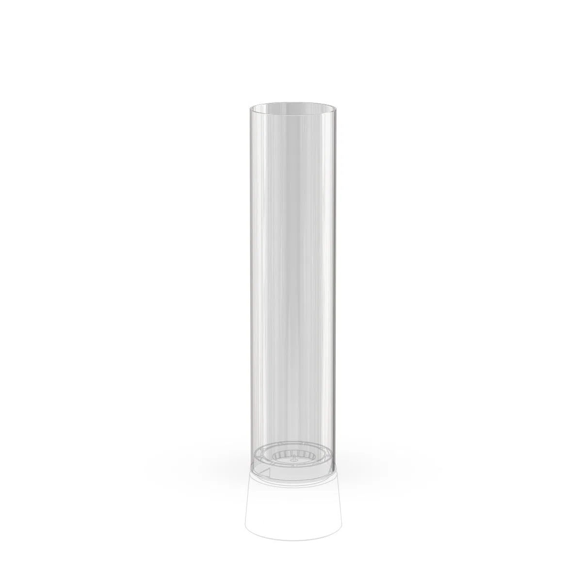 höfats - Spin air 1200 Glaszylinder - Ersatzglas für Spin air 1200 Tischfeuer aus hitzebeständigem Borosilikatglas - original Zubehör, Ersatzteil für Spin air 1200 Tischkamin - Ø 12 cm, Höhe 45 cm