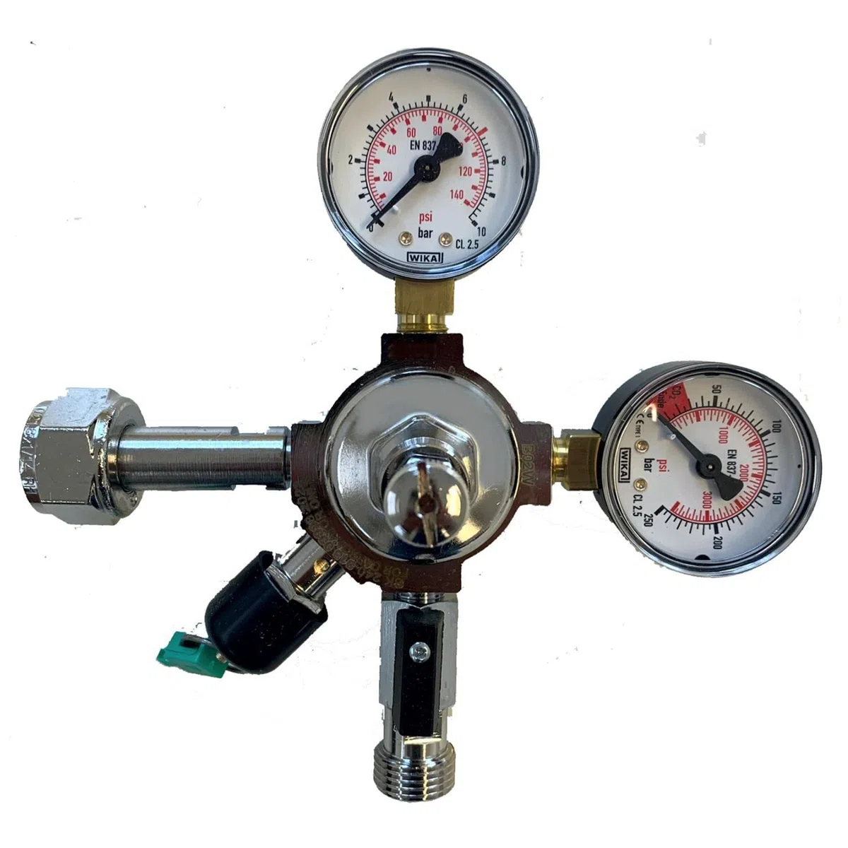 Druckminderer Druckregler 1-leitig 7bar für Sprudelwasser und Tafelwassergeräte