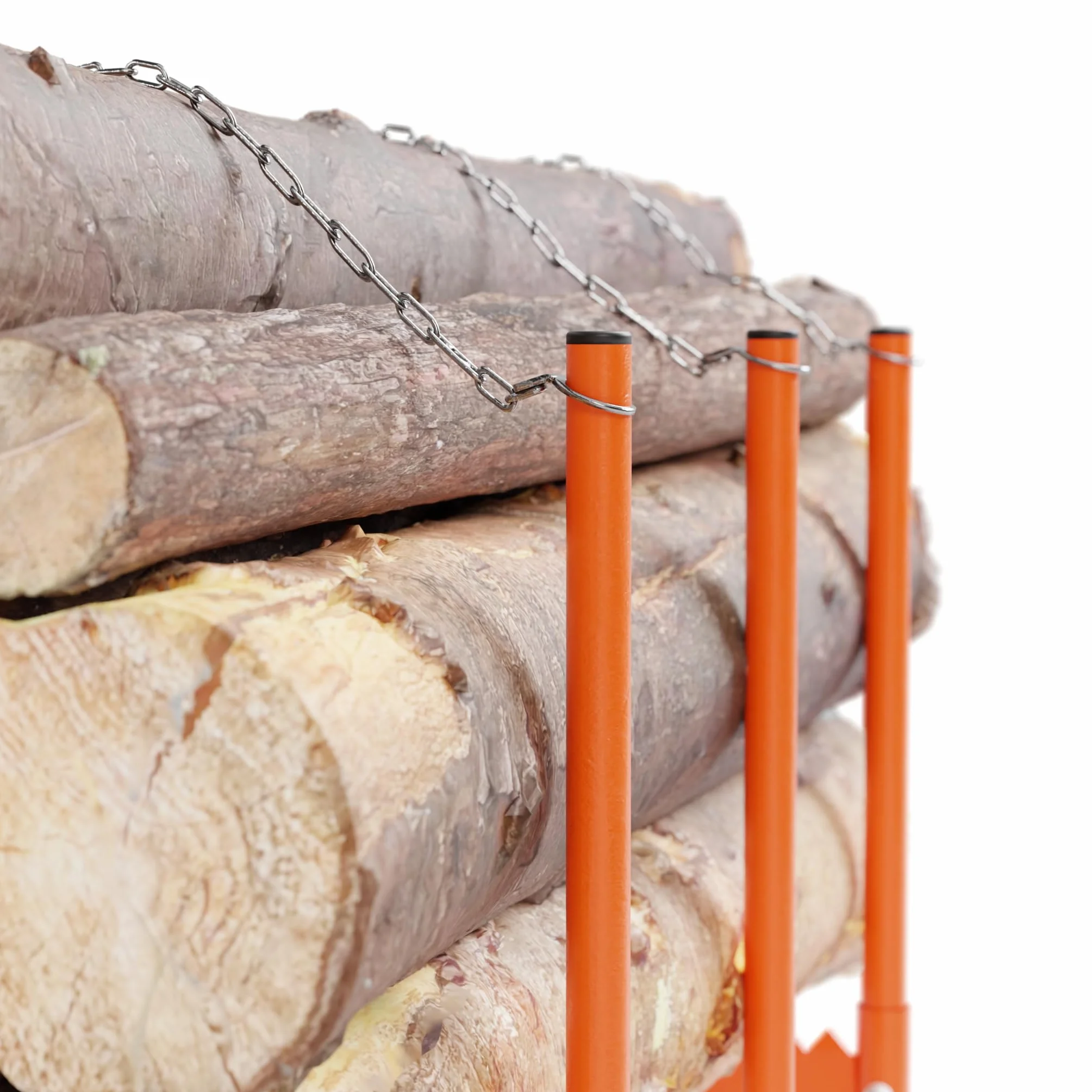 Forest master Mehrfachholzhalter Sägebock H3 (neues Modell) Kettensägenschnitt Holzhalter Tragkraft 250kg inkl. Holzstützen
